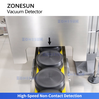 ZONESUN ZS-ZK200 Automatic Online Intelligent Non Contact Acoustic Vacuum Seal Inspection Detector for Bottles and Cans