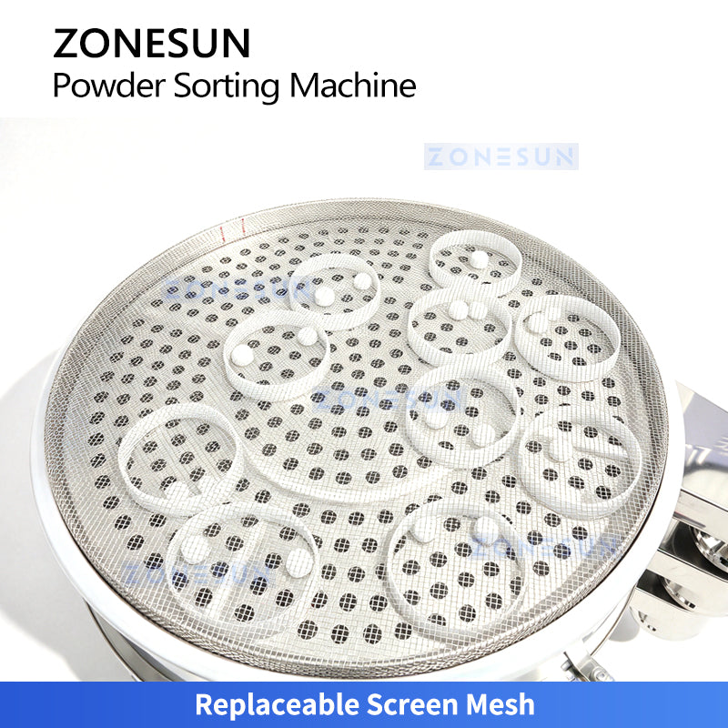 ZONESUN ZS-ZDS800 Multi-Layer Vibratory Powder Screening and Sorting Machine with Multiple Discharge Outlets