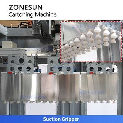 High Efficiency: ZONESUN ZS-CPL2 Automatic Case Packer for Bottles & Jars | End-of-Line Packaging