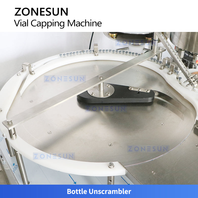 ZONESUN ZS-YG300 Automatic High-Speed Vial Capping Machine Pharmaceutical Lab Bottle Crimper