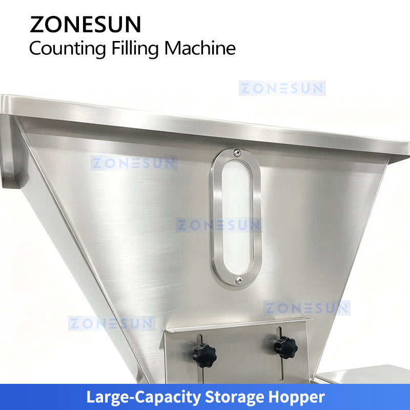 ZONESUN ZS-JF8C Semi-Automatic 8-Lane Electronic Candy Gummy Tablet Capsule Counting Filling Machine