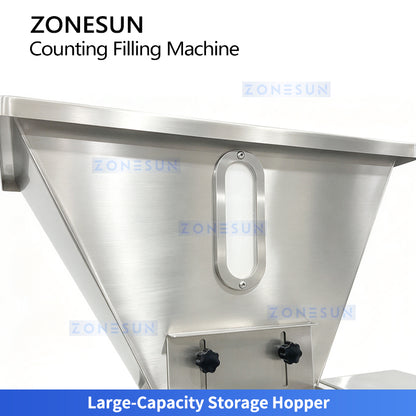 ZONESUN ZS-JF8C Semi-Automatic 8-Lane Electronic Candy Gummy Tablet Capsule Counting Filling Machine