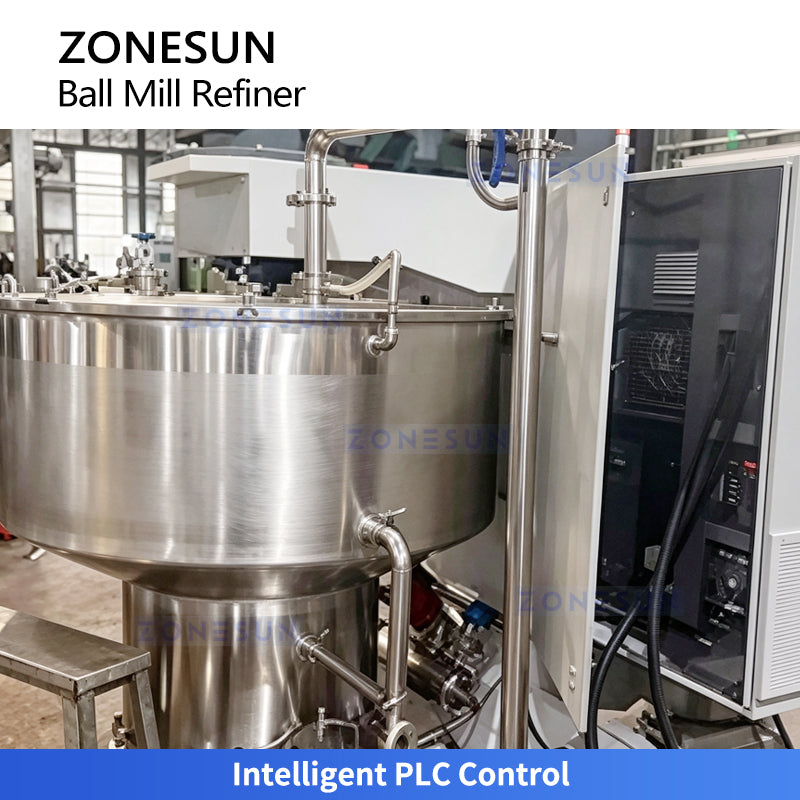 Micron Refining: ZONESUN ZS-BM150 Industrial Vertical Chocolate & Cocoa Liquor Ball Mill Machine