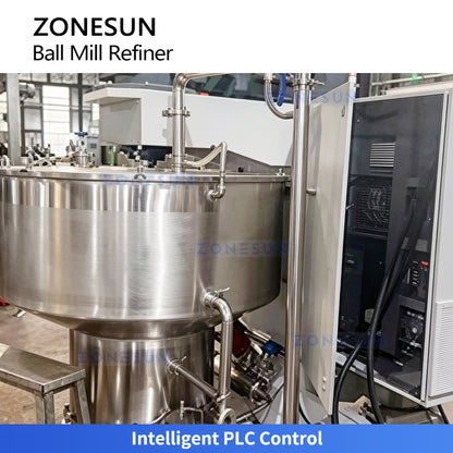 Micron Refining: ZONESUN ZS-BM150 Industrial Vertical Chocolate & Cocoa Liquor Ball Mill Machine
