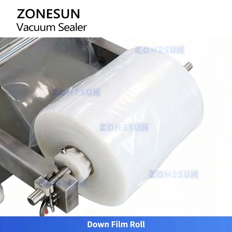 ZONESUN ZS-DLZ380 Automatic Stretch Film Vacuum Packaging Machine for Sausages and Meat