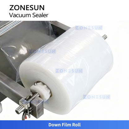 ZONESUN ZS-DLZ380 Automatic Stretch Film Vacuum Packaging Machine for Sausages and Meat