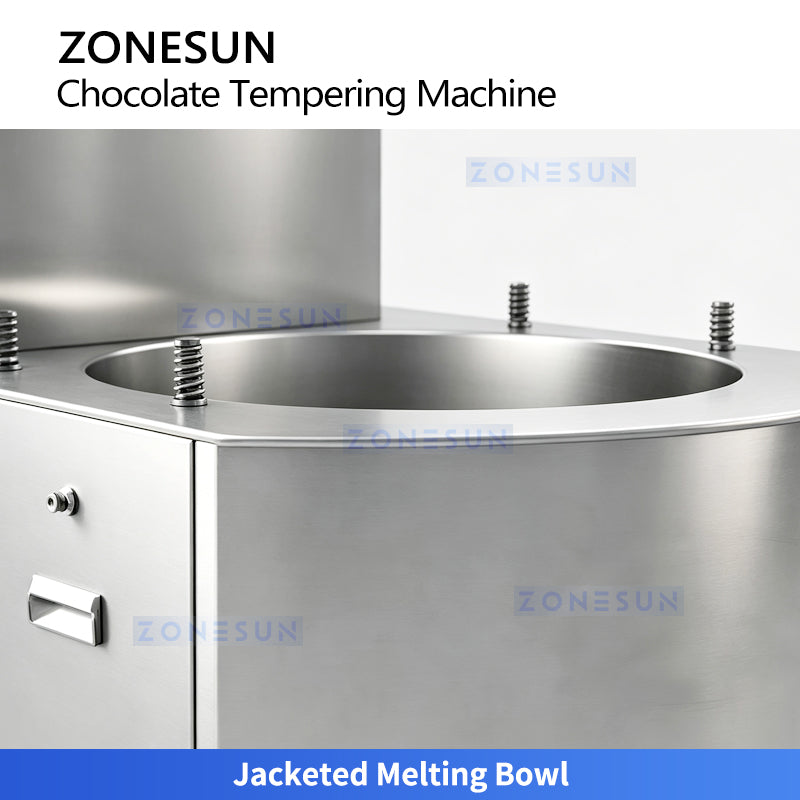 ZONESUN ZS-CG25 Automatic Chocolate Tempering Machine for Molding and Enrobing