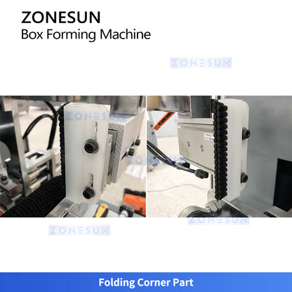 Luxury Packaging: ZONESUN ZS-MS320A Semi-Automatic Rigid Drawer Box Forming & Wrapping Machine