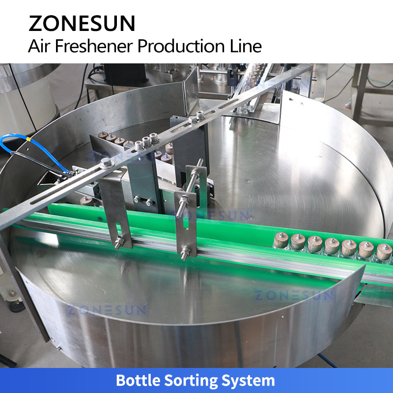 Full Automation: ZONESUN ZS-AFCL11 Car Air Freshener Filling Capping and Cartoning Production Line