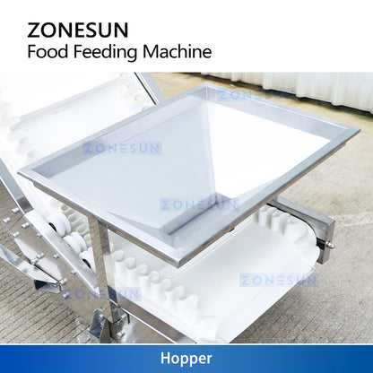 ZONESUN ZS-SLJ2 Custom Automatic Food Feeding Machine For Production Line