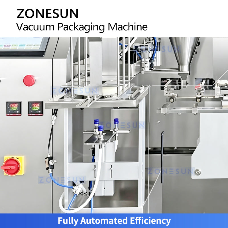 ZONESUN ZS-AFS015 Automatic Three Chamber Vacuum Pouch Packaging Machine