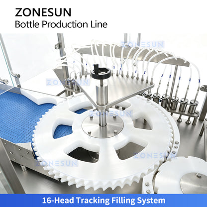 ZONESUN ZS-FAL180V20 Automatic Bottle Unscrambling Filling Capping and Labeling Production Line