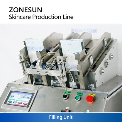 ZONESUN ZS-MS3TPF Automatic Facial Mask & Essence Production Line for Skincare Production