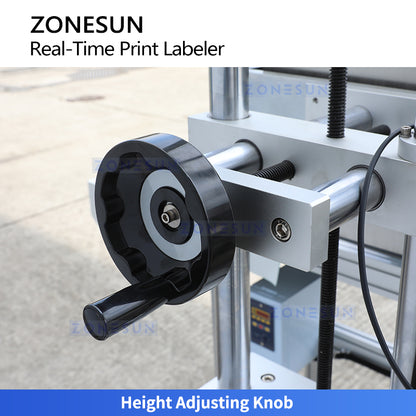 Smart Tech: ZONESUN ZS-TB160POPB Real-Time Variable Data Print and Apply Barcode Labeling Machine