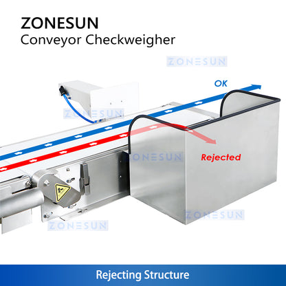 ZONESUN ZS-MD210 Industrial Check Weigher Machine Inline Checkweigher