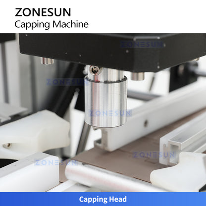 ZONESUN ZS-XG450H Automatic Desktop Capping Machine for Cosmetic, Pharmaceutical & Beverage Bottles