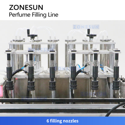 ZONESUN ZS-AFC9B Automatic Perfume Filling and Capping Machine for Cosmetics & Fragrance
