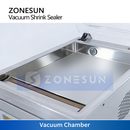 ZONESUN ZS-DZ260 Desktop Vacuum Sealer: Perfect for Food Preservation & Industrial Parts Packaging
