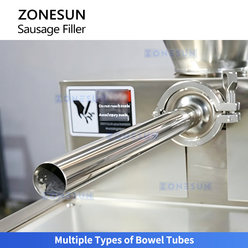ZONESUN ZS-SFR1 Electric Sausage Filler for Hot Dogs, Salami & Sausage Production