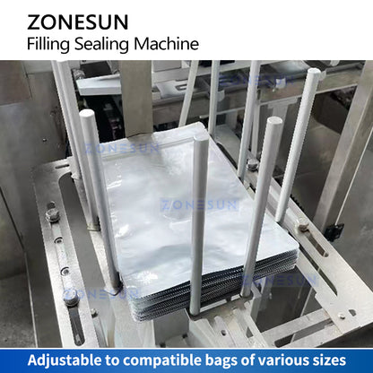 ZONESUN ZS-AFS210 Automatic Powder Doypack Bag Filling Sealing Machine