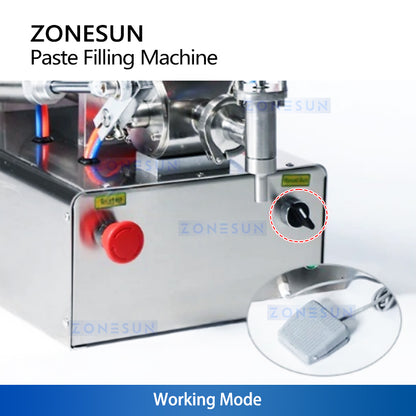 ZONESUN ZS-GTJ Pneumatic Paste Filling Machine for sauces, creams, gels