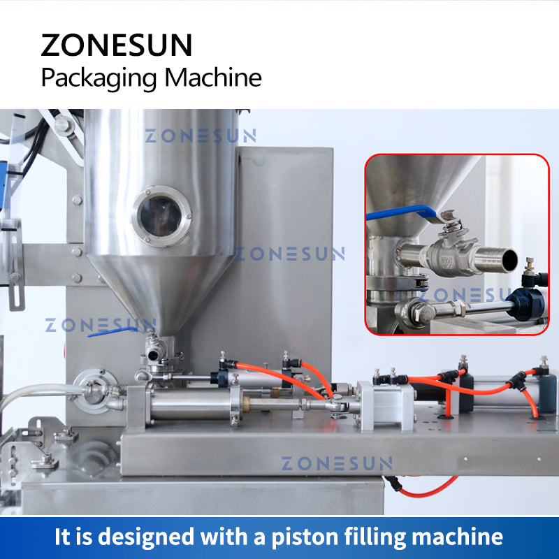 Automatic Paste Filling Sealing Machine With Date Printer