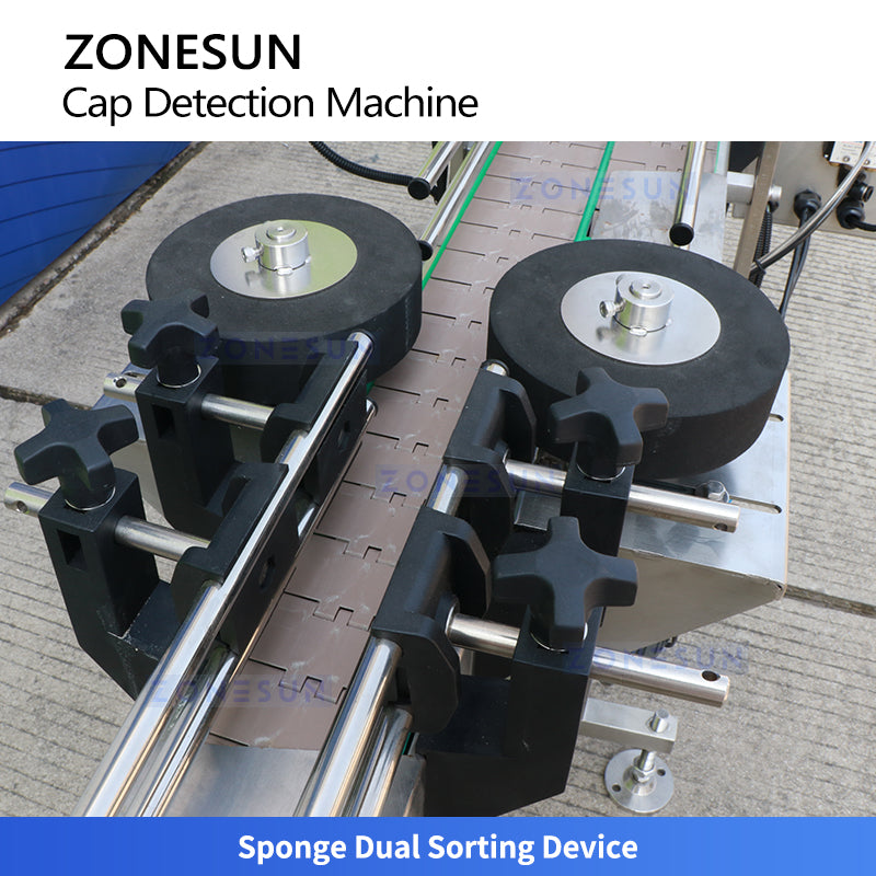 ZONESUN ZS-MD2 Bottle Cap Inspection and Defective Rejection Machine for Quality Control