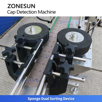 ZONESUN ZS-MD2 Bottle Cap Inspection and Defective Rejection Machine for Quality Control