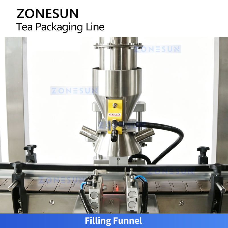 ZONESUN ZS-FAL180X15 Tea Weighing, Filling & Multi-Cap Capping Machine Production Line