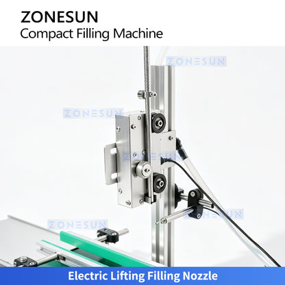 ZONESUN ZS-MPYT600L Compact Magnetic Pump Filling Machine with Electric Lifting Nozzle