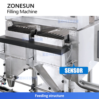 ZONESUN ZS-JF70 Auto Counting and Filling Machine for Capsules, Tablets, Nuts, Candy, Coffee Beans