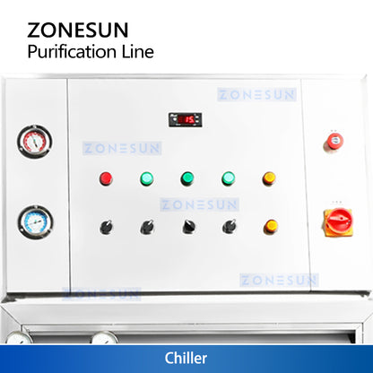 ZONESUN ZS-FAL180W Automatic Perfume Purification Line for Cosmetic Fragrance Production
