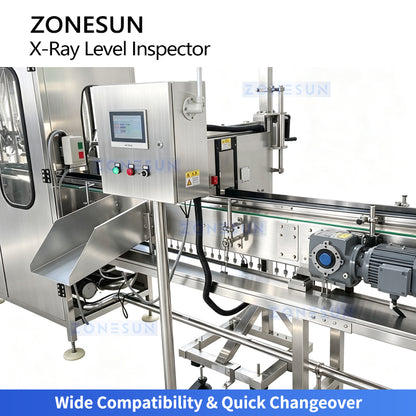 ZONESUN ZS-FA3012 Automatic X-ray Liquid Level Inspection Machine for Beverage Food Packaging Lines
