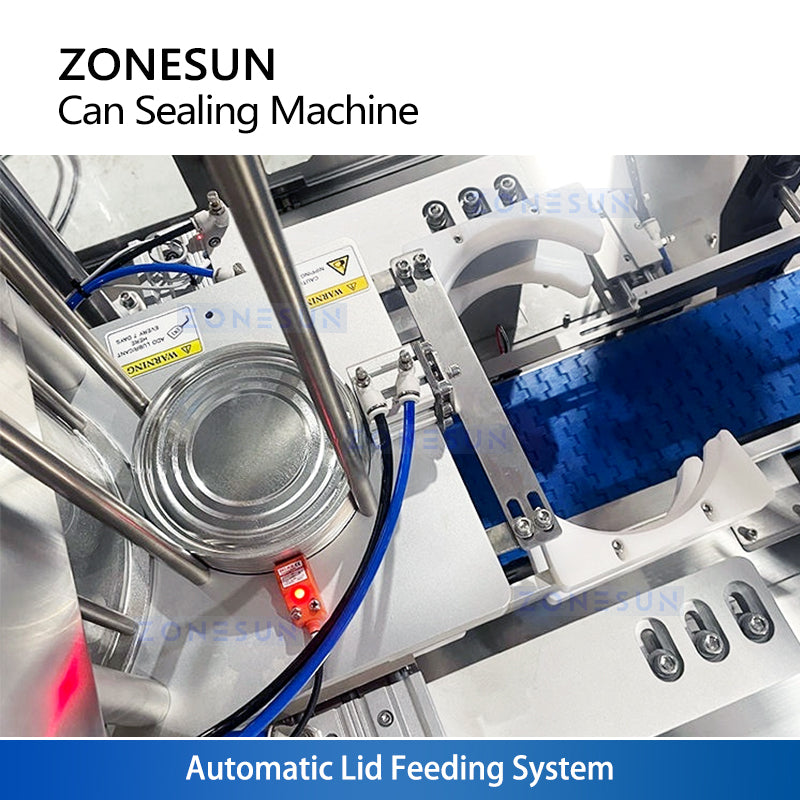 Freshness Guaranteed: ZONESUN ZS-AFK500 Automatic Vacuum &Nitrogen Flushing Capping Machine for Can