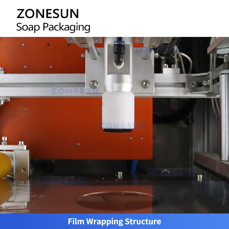ZONESUN ZS-PK980 Automatic Soap Wrapping Machine for Round, Square & Irregular Shaped Soaps