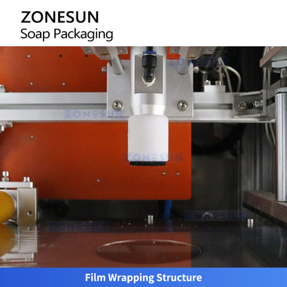 ZONESUN ZS-PK980 Automatic Soap Wrapping Machine for Round, Square & Irregular Shaped Soaps