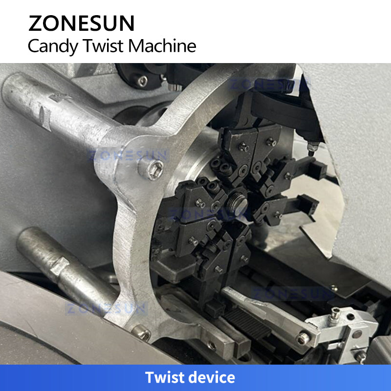 Zonesun ZS-TCM2 Double Twist Candy Wrapping Machine Twist Mechanism