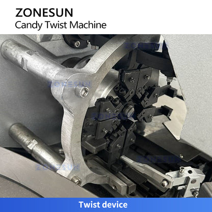 Zonesun ZS-TCM2 Double Twist Candy Wrapping Machine Twist Mechanism