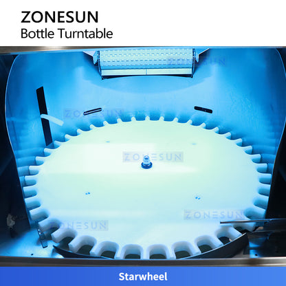 ZONESUN ZS-LP150 Automatic Round Bottle Turntable Machine for Efficient Feeding in Packaging Lines