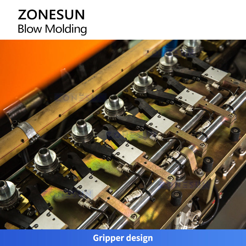 ZONESUN ZS-SBM2A 2-Cavity Automatic Bottle Blow Molding Machine with UV Heating