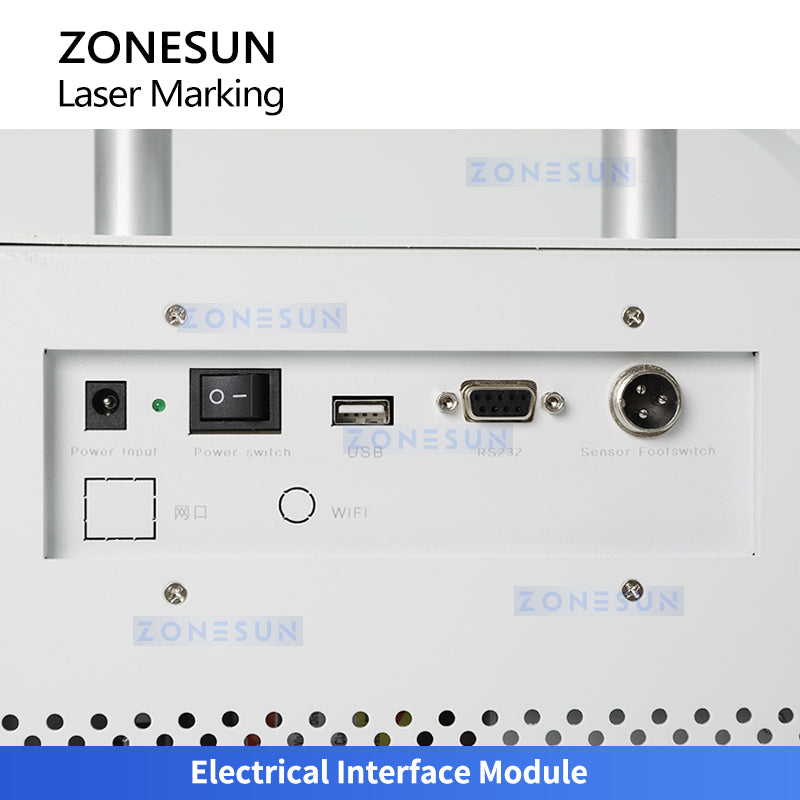 ZONESUN ZS-JGDB4 Portable Laser Marking Machine with Touchscreen for Flexible Industrial Coding