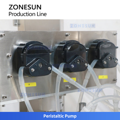 ZONESUN ZS-FAL180G3 Small Bottle Filling Capping Labeling Machine for Serums, Oils & Cosmetics