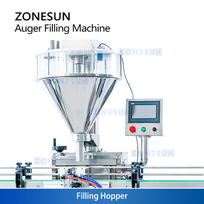 ZONESUN ZS-FM730A 10-2000g Automatic Powder Auger Filling Machine With Weighing Device