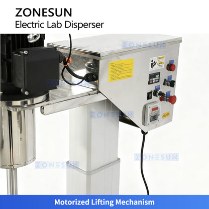 ZONESUN ZS-MX220 Electric Lifting Dispersing Machine for Food Color Powder Dispersion and Mixing