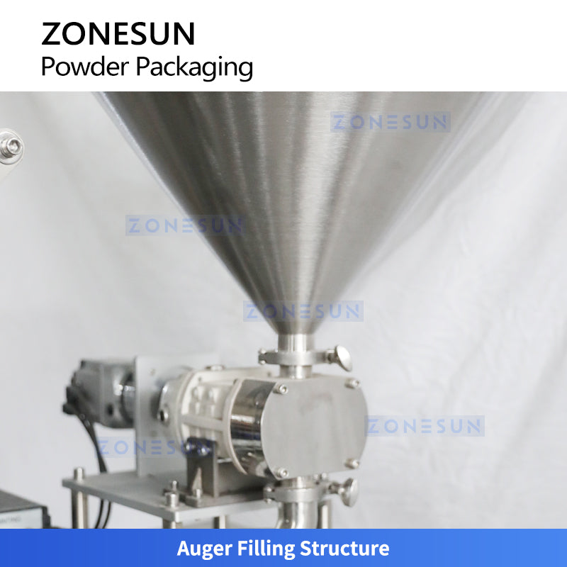 ZONESUN ZS-FS100L Compact Automatic VFFS Sachet Powder Packing Machine for Food, Pharma, Chemical