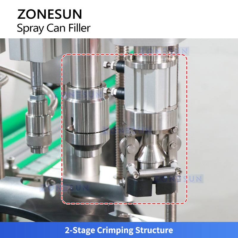ZONESUN ZS-QW1600 Aerosol Filling Machine Spray Can Sealer
