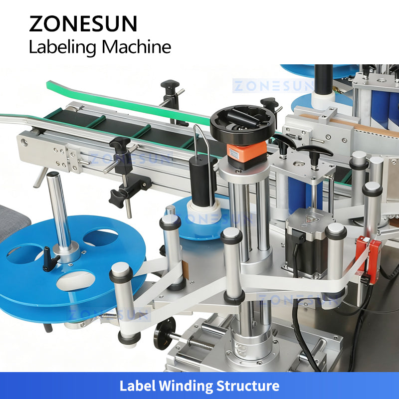 ZONESUN ZS-TB833F Automatic Four-Corner Tamper-Evident Labeling Machine for Cosmetic Boxes