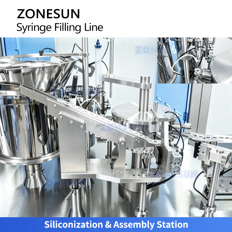 ZONESUN ZS-FAL180SY1 Automatic Prefilled Syringe Filling and Capping Production Line