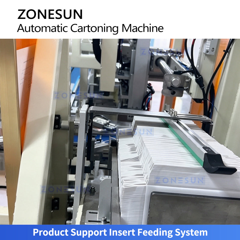 ZONESUN ZS-MSZH13 Automatic Cartoning Machine with Product Loading and Carton Closing System