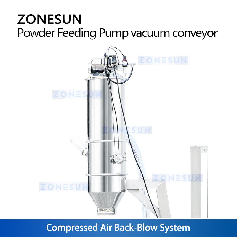 ZONESUN ZS-VFP1  Automatic Vacuum Powder Feeding Pump Transporting Machine|Material Feeder
